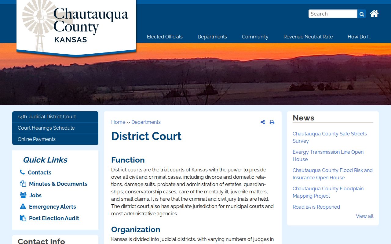 Chautauqua County District Court docket jurisdiction