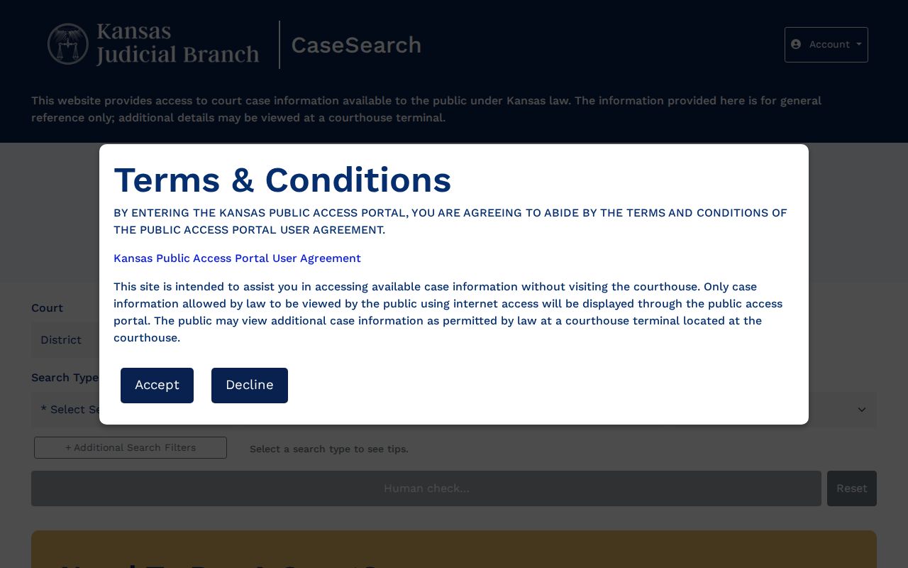 Chautauqua County court docket CaseSearch entry
